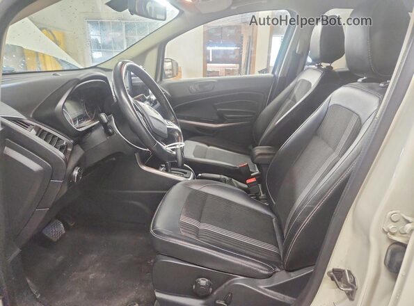 MAJ6S3JL5KC306598 2019 FORD ECOSPORT White Widok wnętrza z przodu