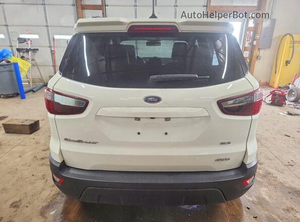MAJ6S3JL5KC306598 2019 FORD ECOSPORT White Widok z tyłu