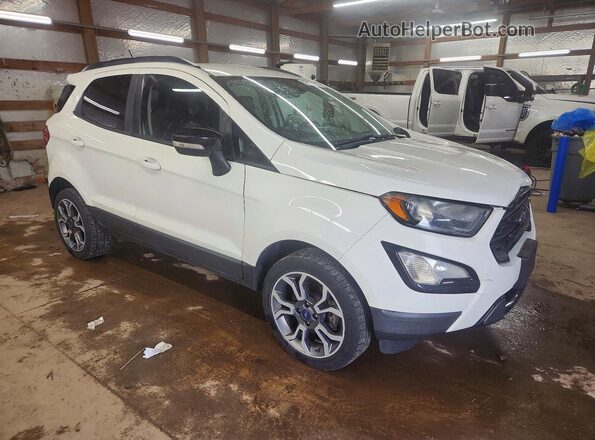 MAJ6S3JL5KC306598 2019 FORD ECOSPORT White Przód prawy