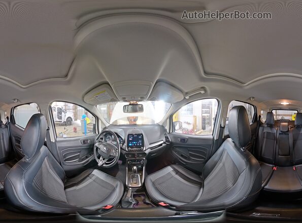 MAJ6S3JL5KC306598 2019 FORD ECOSPORT White Widok wnętrza 360 stopni