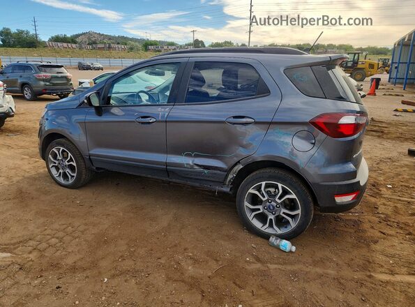 MAJ6S3JL5LC389516 2020 FORD ECOSPORT Gray Trasero izquierdo