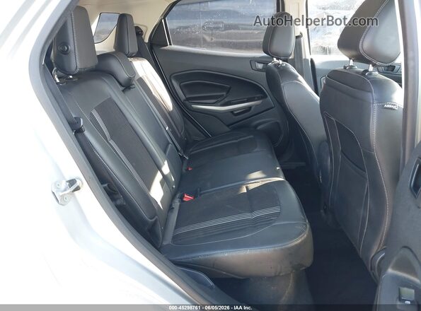 MAJ6S3JL6LC392361 2020 FORD ECOSPORT Silver Widok naklejki z numerem VIN