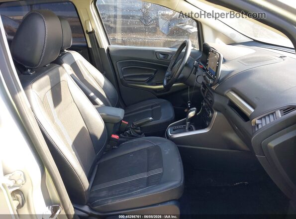 MAJ6S3JL6LC392361 2020 FORD ECOSPORT Silver Widok wnętrza z przodu