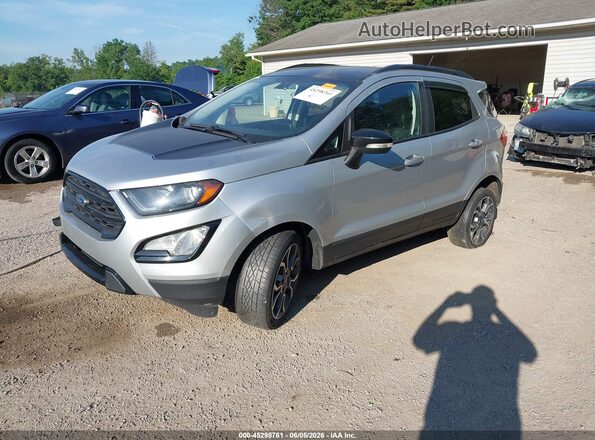MAJ6S3JL6LC392361 2020 FORD ECOSPORT Silver Przód lewy