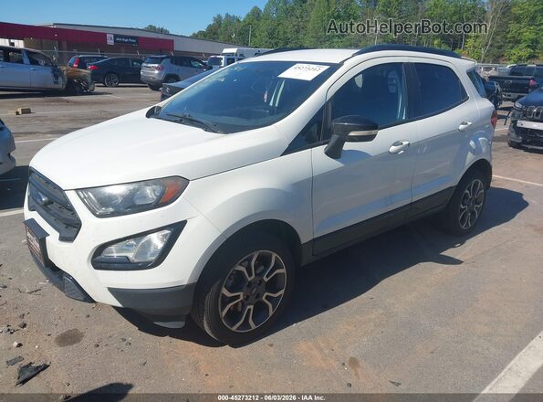 MAJ6S3JL7LC323050 2020 FORD ECOSPORT White Vista tres cuartos delantera izquierda