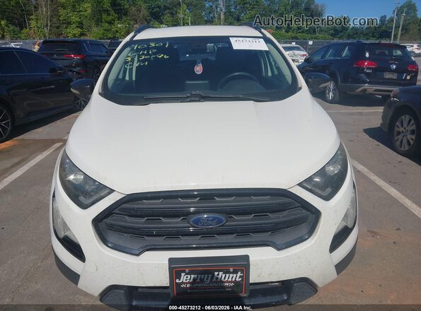 MAJ6S3JL7LC323050 2020 FORD ECOSPORT White Vista del cuadro de instrumentos