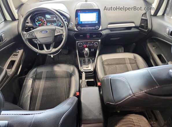 MAJ6S3JL8KC293538 2019 FORD ECOSPORT White Առջևի վահանակի տեսք