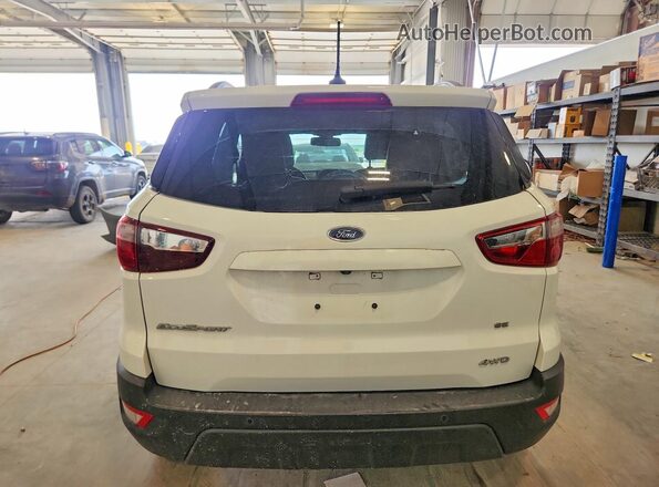 MAJ6S3JL8KC293538 2019 FORD ECOSPORT White Հետևի տեսք