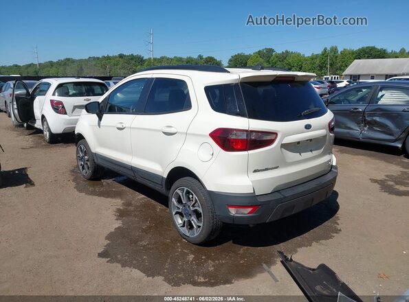MAJ6S3JL8LC393379 2020 FORD ECOSPORT Белый Задняя левая четверть
