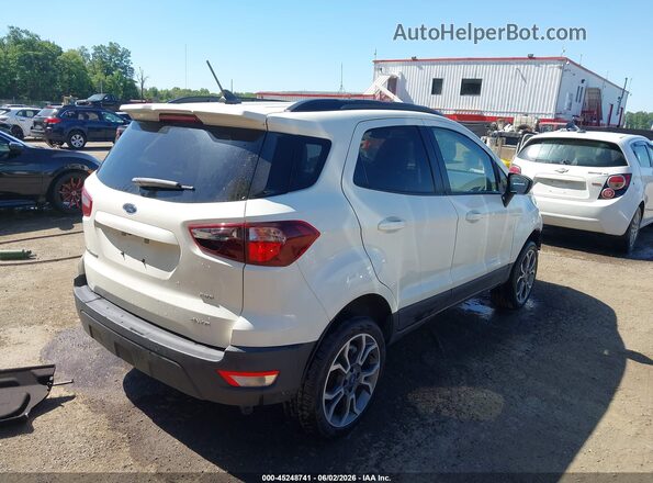 MAJ6S3JL8LC393379 2020 FORD ECOSPORT Белый Задняя правая четверть