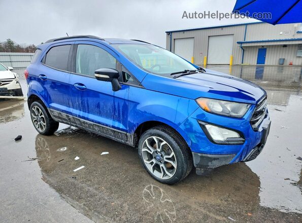 MAJ6S3JLXKC257155 2019 FORD ECOSPORT Blue 