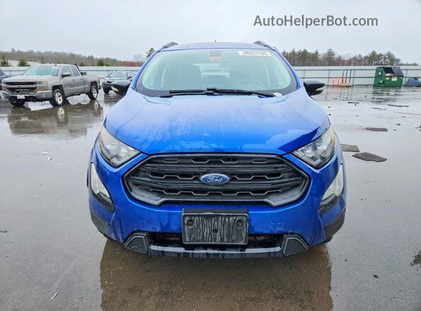 MAJ6S3JLXKC257155 2019 FORD ECOSPORT Blue 