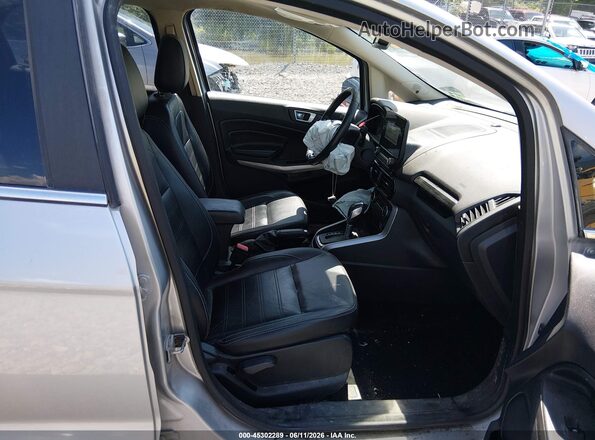MAJ6S3KL0KC283794 2019 FORD ECOSPORT Gray Widok wnętrza z przodu