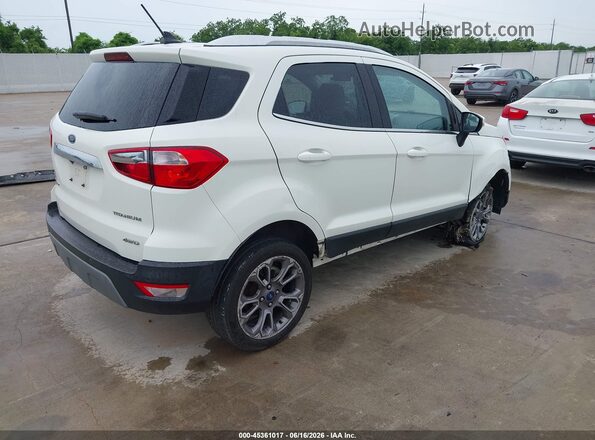 MAJ6S3KL0LC349200 2020 FORD ECOSPORT White Trasero derecho