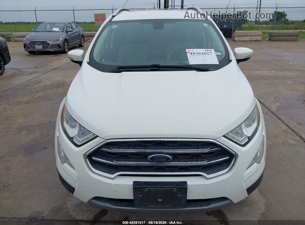 MAJ6S3KL0LC349200 2020 FORD ECOSPORT White Vista del cuadro de instrumentos
