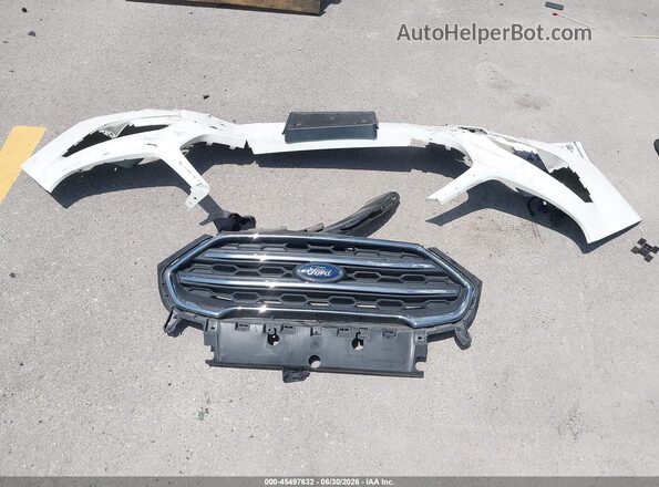 MAJ6S3KL0LC350492 2020 FORD ECOSPORT White Vista del cuadro de instrumentos