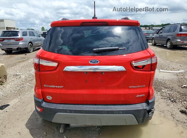 MAJ6S3KL0LC357166 2020 FORD ECOSPORT Красный Вид сзади