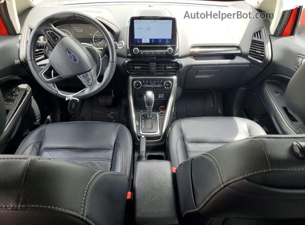 MAJ6S3KL0LC357166 2020 FORD ECOSPORT Красный Вид панели приборов