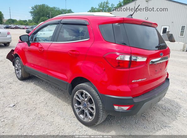 MAJ6S3KL0MC439304 2021 FORD ECOSPORT Красный Задняя левая четверть