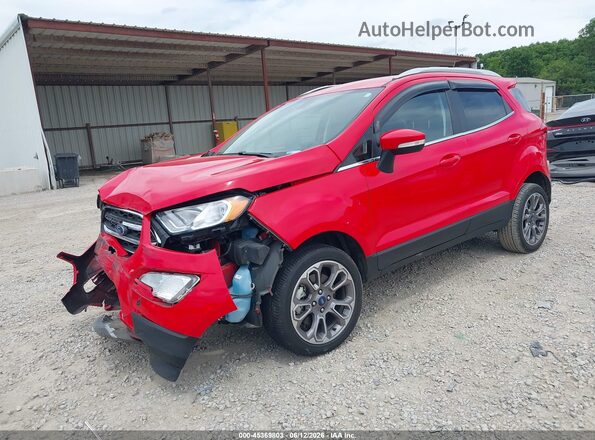 MAJ6S3KL0MC439304 2021 FORD ECOSPORT Красный Передняя левая четверть