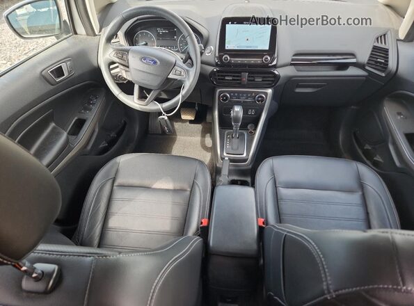 MAJ6S3KL2KC310932 2019 FORD ECOSPORT Silver Dashboard view