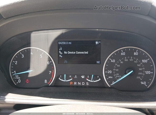 MAJ6S3KL2LC348114 2020 FORD ECOSPORT White უკანა სავარძლების ხედი