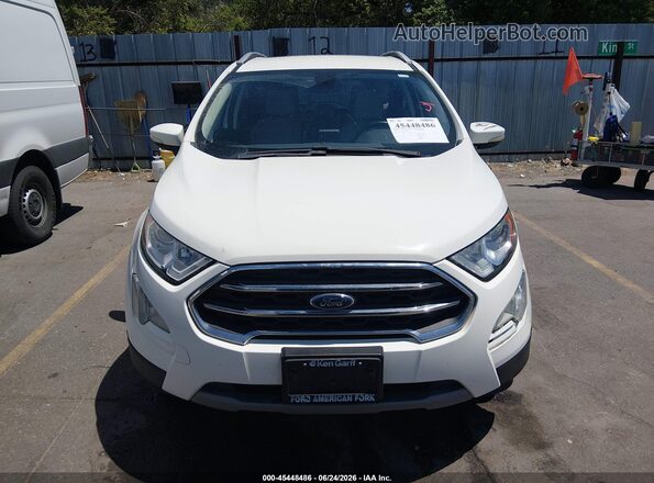 MAJ6S3KL2LC348114 2020 FORD ECOSPORT White ხელსაწყოთა პანელის ხედი