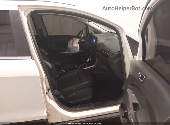 MAJ6S3KL3LC361440 2020 FORD ECOSPORT White Widok wnętrza z przodu
