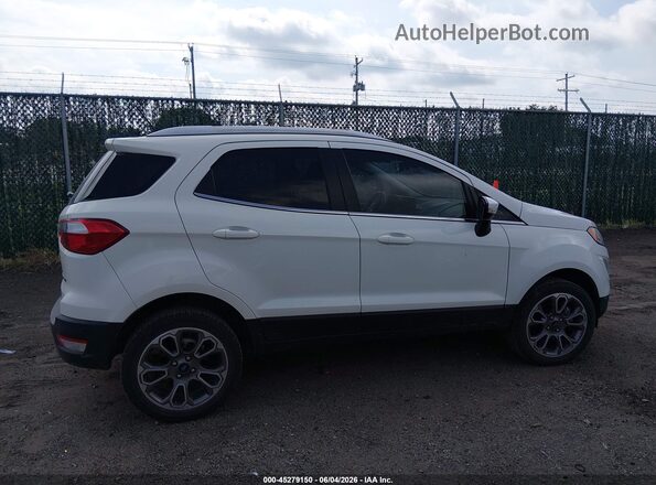 MAJ6S3KL4KC290036 2019 FORD ECOSPORT Белый Вид задней части салона