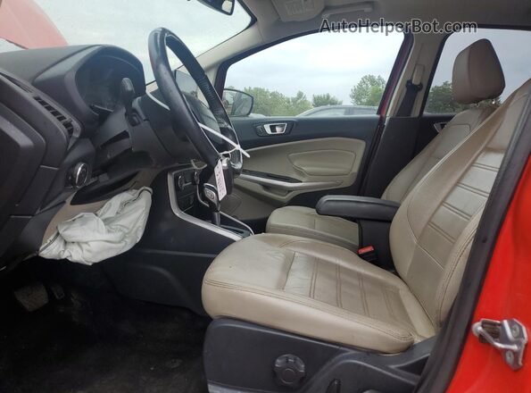 MAJ6S3KL4KC296144 2019 FORD ECOSPORT Red 