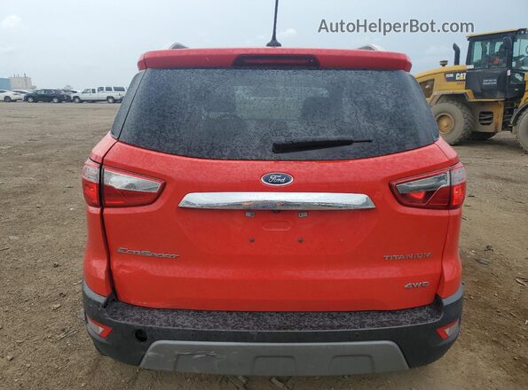 MAJ6S3KL4KC296144 2019 FORD ECOSPORT Red 