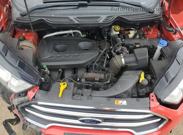 MAJ6S3KL4KC296144 2019 FORD ECOSPORT Red 