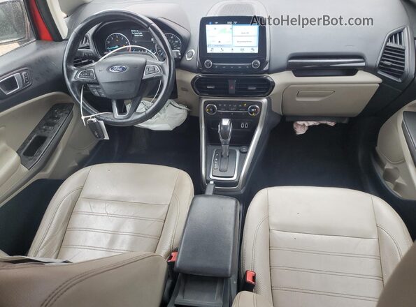 MAJ6S3KL4KC296144 2019 FORD ECOSPORT Red 