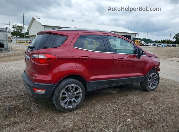 MAJ6S3KL4KC309278 2019 FORD ECOSPORT Red Հետևի աջ