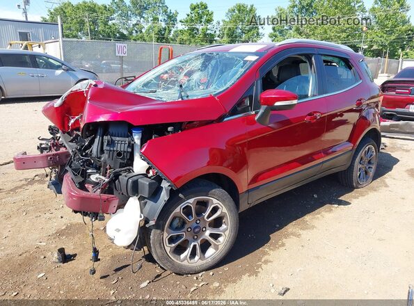 MAJ6S3KL4MC453013 2021 FORD ECOSPORT Red Przód lewy