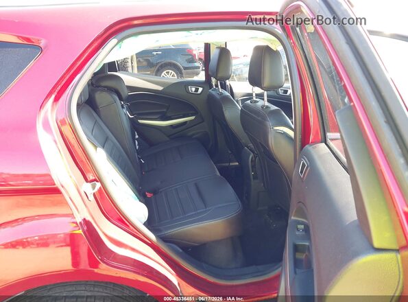 MAJ6S3KL4MC453013 2021 FORD ECOSPORT Red Widok naklejki z numerem VIN