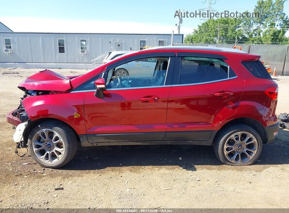 MAJ6S3KL4MC453013 2021 FORD ECOSPORT Red Widok wnętrza 360 stopni