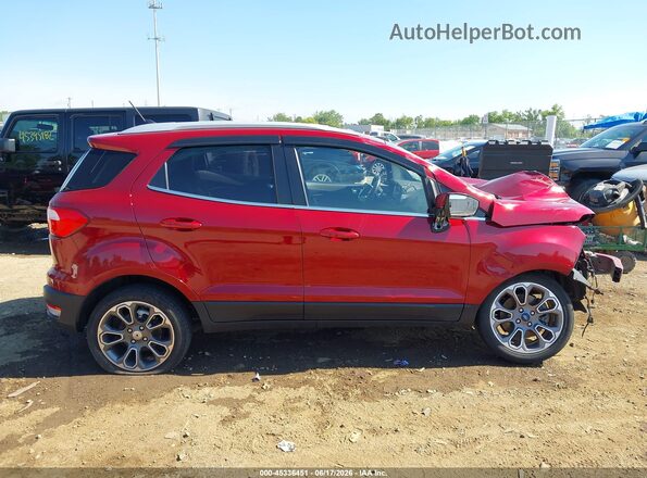 MAJ6S3KL4MC453013 2021 FORD ECOSPORT Red Widok wnętrza z tyłu