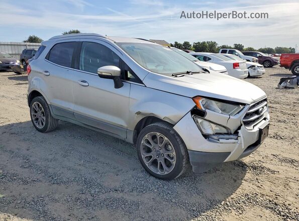 MAJ6S3KL5KC268031 2019 FORD ECOSPORT Silver Delantero derecho