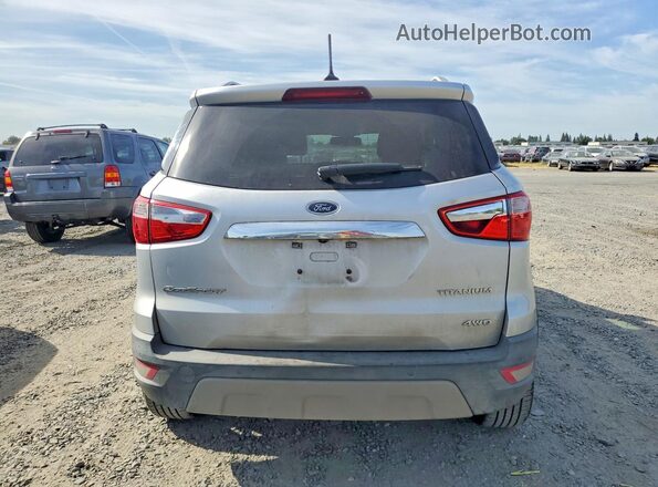 MAJ6S3KL5KC268031 2019 FORD ECOSPORT Silver Vista trasera