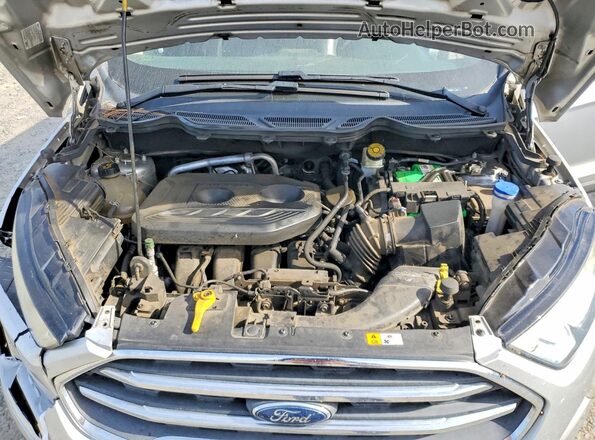 MAJ6S3KL5KC268031 2019 FORD ECOSPORT Silver Vista del compartimento del motor