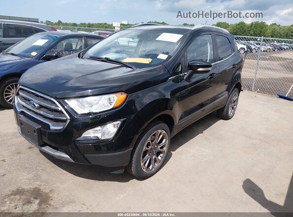 MAJ6S3KL6LC337066 2020 FORD ECOSPORT Black Առջևի ձախ երեք քառորդ տեսարան