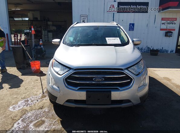 MAJ6S3KL6LC358564 2020 FORD ECOSPORT Silver Widok zestawu wskaźników