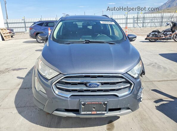 MAJ6S3KL7KC272596 2019 FORD ECOSPORT Gray Вид спереду