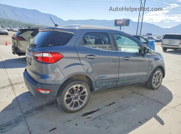 MAJ6S3KL7KC272596 2019 FORD ECOSPORT Gray Задня права чверть