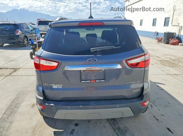 MAJ6S3KL7KC272596 2019 FORD ECOSPORT Gray Вид ззаду