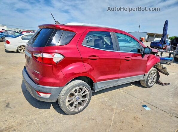 MAJ6S3KL7KC309937 2019 FORD ECOSPORT Red Trasero derecho