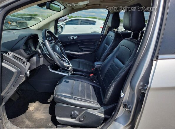 MAJ6S3KL7MC412519 2021 FORD ECOSPORT Silver Вид салону спереду