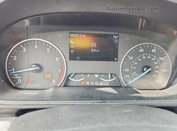 MAJ6S3KL7MC412519 2021 FORD ECOSPORT Silver Вид щитка приладів