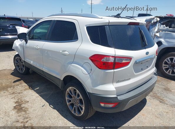 MAJ6S3KL8KC309865 2019 FORD ECOSPORT White Tył lewy